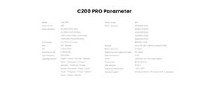 Caméra d'action de poche C200 Pro Mini caméra de casque, caméra Vlog idéale pour la plongée sous-marine, la moto et les animaux de compagnie POV - Product Image 6