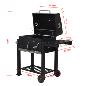Chariot d'extérieur robuste <span class=keywords><strong>Barbecue</strong></span> Grill Fer autoportant et acier revêtu de poudre Durable et élégant - Product Image 3