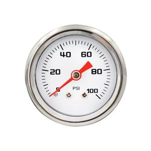 เกจวัดความดันสแตนเลสกึ่งเชื่อมต่อด้านล่าง<span class=keywords><strong>100</strong></span> <span class=keywords><strong>PSI</strong></span> สำหรับโรงงานผลิต - Product Image 5