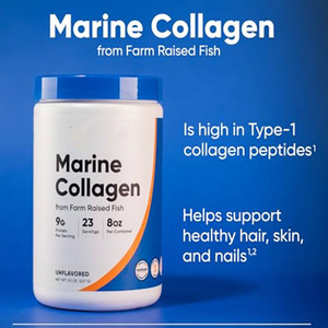 Meilleure Vente : Poudre de <span class=keywords><strong>Collagène</strong></span> <span class=keywords><strong>Marin</strong></span> Peptidique avec <span class=keywords><strong>Acide</strong></span> <span class=keywords><strong>Hyaluronique</strong></span> <span class=keywords><strong>et</strong></span> Vitamine C pour le Blanchiment de la Peau, Idéale pour les Personnes d'Âge Moyen <span class=keywords><strong>et</strong></span> les Aînés, 300g/flacon - Product Image 1
