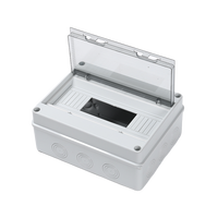 Boîtier de distribution MCB étanche IP65 63A pour alimentation électrique, boîtier électronique en ABS/PC, impression sérigraphiée