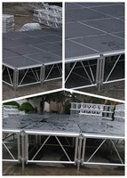 Structure de scène et plateforme de scène professionnelles en aluminium, scènes personnalisées pour mariages et événements