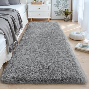 Tappeto da comodino in peluche spesso, lavabile in lavatrice, <span class=keywords><strong>per</strong></span> <span class=keywords><strong>camera</strong></span> da letto, cameretta <span class=keywords><strong>bambina</strong></span>, posizionabile davanti al letto, semplice <span class=keywords><strong>per</strong></span> la casa - Product Image 6