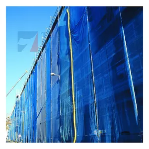 2 × 50 m Hochstahl-Bauconservierungs-Sicherheitsnetz grün und blau Gerüst-Schundnetz mit fabrikbesten Preis