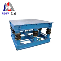 Plateforme vibrante de fabrication de briques en béton de haute qualité 1m.2m.3m Machine vibrante