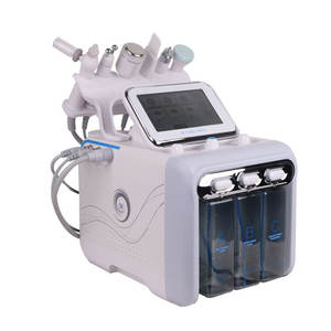 Appareil facial portable 7-en-1 pour resserrer la peau, blanchir, nettoyer les pores, avec jet d'oxygène, en matériau ABS et design élégant - Product Image 6