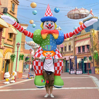 Costume de Clown Gonflable de 3/3,5 m de Haut, Idéal pour les Défilés de Carnaval et la Décoration de Festivals