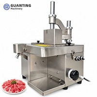 Machine à trancher la viande fraîche automatique, trancheuse commerciale pour bœuf, agneau, mouton, porc, épaisseur réglable, coupe-viande pour restaurant