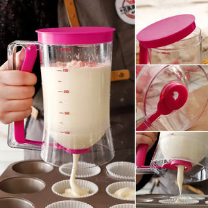 Wholesale 1 Pcs 900ml Batter Dispenser Hand-held Graduated Funnel Pastry Dough Dispensador for Pancake Cupcakes Cake - Product Image 3