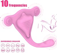 Tragbarer Vibrator für Frauen und Paare: Unsichtbares Ei mit App-Fernbedienung, kabellos gesteuerter G-Punkt- und Klitoris-Stimulator
