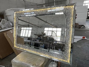 Hiện đại đơn giản màu bạc mặc quần áo gương chất lượng tốt thủy tinh từ New đồ nội thất nhà máy cho phòng tắm và phòng ngủ fosshangood - Product Image 3