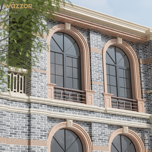 Wazzor prezzo competitivo casa termo arco in alluminio tipo francese porte finestre - Product Image 5