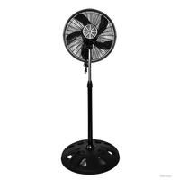 Ventilateur debout moderne de 18 pouces 220v à 5 lames en aluminium pour le salon, la chambre et la voiture domestique.
