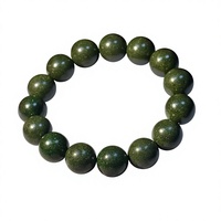 Gelang Manik-Manik Dupa Herbal Mengling Buatan Tangan, Aroma Kayu Cendana Hijau Alami untuk Tidur Nyenyak & Menghilangkan Stres