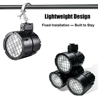 Projecteur LED COB extérieur 300W, matrice sans soudure, en aluminium, RDM, lumière de scène IP67, contrôle DMX512, CRI90, haute efficacité, pour théâtre et église