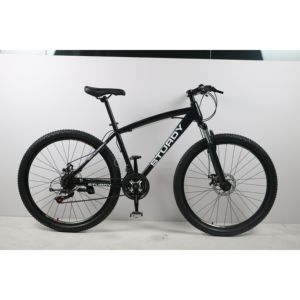 Bicicletta MTB OEM ODM 26 Pollici, 21 Velocità, Telaio in Acciaio, Freni a Disco Doppi Personalizzati, Pedali Ordinari, Rossa e Bianca - Product Image 6