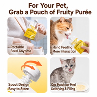 Nourriture humide pour chat Watermelon & Rabbit, sachet, nutrition complète et équilibrée, complément alimentaire, riche en protéines, nourriture pour animaux de compagnie, 70g*6 sachets