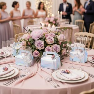 Cajas <span class=keywords><strong>de</strong></span> Regalo Iridiscentes para Fiestas, Cajas <span class=keywords><strong>de</strong></span> Regalo para Golosinas, Galletas y Dulces, Ideales para Fiestas Temáticas <span class=keywords><strong>de</strong></span> Cumpleaños - Product Image 5