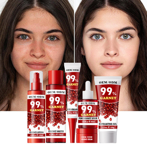 Kit de reparación de cuidado de la piel de Granada roja con etiqueta privada coreana, suero facial para ojos, conjunto de cuidado de la piel antienvejecimiento - Product Image 5