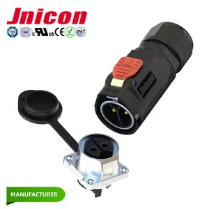 Conectores de cable eléctrico de plástico industrial IP67 2 3 4 5 pin 30 40 50 Amp MJ24 conector de alimentación impermeable