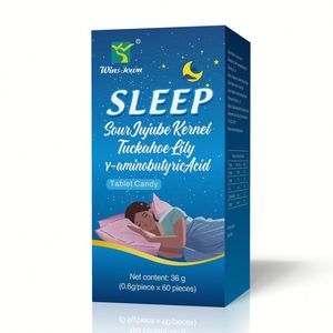 Tabletas de Melatonina Winstown para Dormir, Calman <span class=keywords><strong>la</strong></span> Mente, Suplemento para <span class=keywords><strong>la</strong></span> Hora de Acostarse, Pastillas para Dormir OEM, Tabletas Relajantes 100% Naturales Personalizadas - Product Image 1