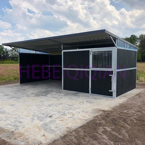 Kits de hangars métalliques portables, écuries extérieures personnalisées, boxes préfabriqués pour chevaux avec garantie d'un an - Product Image 5