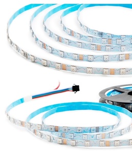 Bande lumineuse LED RGBIC WS2815 12V en forme de S, 5050, flexible, pleine couleur, intelligente, magique, à flux dynamique, programmable, adressable - Product Image 6