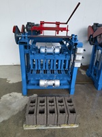 YZ4-35再生塑料制砖机泥浆再生塑料砖土坯粘土制砖机在乌干达销售