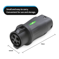 Connecteur de chargeur Portable Ev de Type 1 à Type 2, prise Ev 32a, adaptateur de chargement