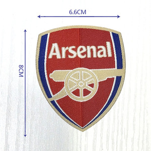 Etiquetas con Logotipos de Equipos de Fútbol Europeos, Accesorios para Ropa con Cinta Adhesiva, Parches de Fútbol de Poliéster Termoadhesivos - Product Image 2