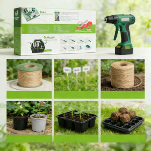 Supports de plantes demi-circulaires en métal, anneaux de jardin en acier thermolaqué <span class=keywords><strong>pour</strong></span> pivoines, tomates et fleurs grimpantes - Product Image 3
