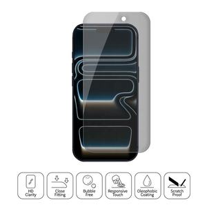 Protector DE PANTALLA DE PRIVACIDAD DE cobertura completa con bloqueo de vista lateral para iPhone 13 14 15 16 17 Vidrio templado antiespía - Product Image 3