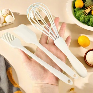 Silicone <b>Baking</b> Tool <b>Set</b> With Brush Scraper Tongs Whisk Heat Resistant Dishwasher Safe For Kitchen Cooking - Product Image 3