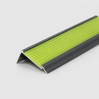 Profilé de protection d'angle en métal haute adhérence, bande antidérapante pour carrelage, nez de marche en aluminium pour la sécurité des escaliers