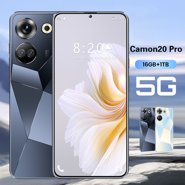 Trending Camon 20 Pro 16+1TB 7.3 Inch 8000mAh 5G Dual SIM Instant Fingerprint Unlock