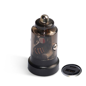 30 Wát siêu nhanh Sạc USB Loại C xe sạc tùy chỉnh bán buôn Kích thước nhỏ trong suốt phổ xách tay trong xe sạc điện thoại - Product Image 1