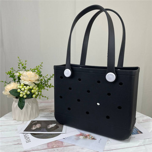 Wholesale 2025 <strong>Summer</strong> Beach Small Rubber <strong>Bags</strong> Luxury Custom Logo Women Waterproof EVA Mini Silicone Tote <strong>Bags</strong> - Product Image 6