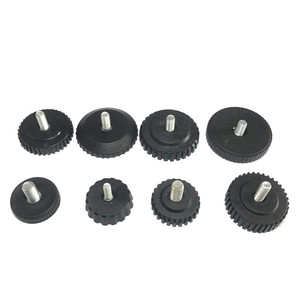 Pieds de nivellement réglables en plastique noir J888 pour meubles, chaises, balances et supports d'appareils - Product Image 5