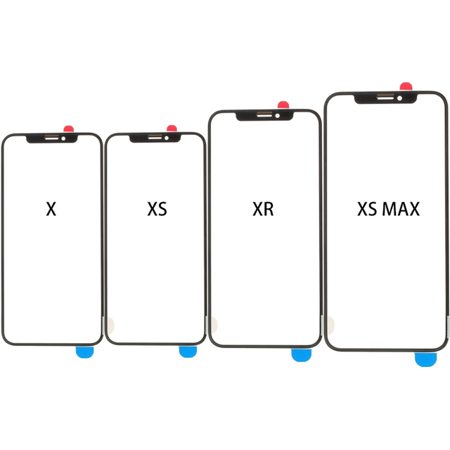 Front Screen Glass Panel for IPhone X XR XS MAX Outer Glass Lens Replacement
