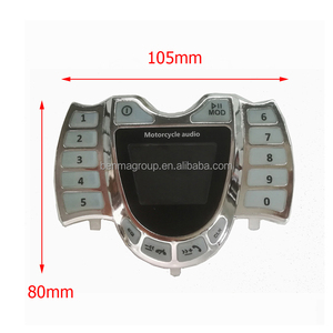 Accessoires de <span class=keywords><strong>moto</strong></span> pour l'extérieur, haut-parleurs audio pour <span class=keywords><strong>moto</strong></span>, klaxon MP3, écran LCD - Product Image 5