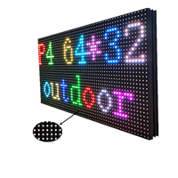 Module de matrice LED HD polychrome Panneaux d'affichage à LED RVB SMD 256 X128mm 64x32 pixels HUB75 Vidéo extérieure 3 ans DC5V