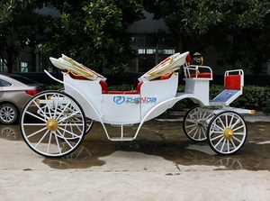 New Style Sightseeing Carriage Horse Drawn Carriage Wedding Cart Sightseeing Horse Carriage Special Transportation - Product Image 6
