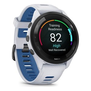 Reloj Inteligente (AMOLED) FORERUNNER 265 Blanco Piedra y Azul Mar 46 mm 010 02810 11 - Product Image 6