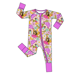 Baju Tidur Bayi Baru Lahir Bahan Bambu Lengan Panjang Resleting Ganda, Stok Tersedia, Lembut, Model Barat, Resleting untuk Aktivitas Berburu/Memancing - Product Image 6