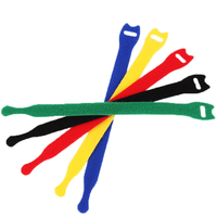 Sangles de fixation auto-agrippantes écologiques avec logo imprimé, réglables, pour câbles, 100 % nylon