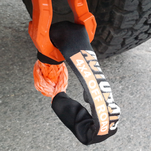 Große Zähigkeit 55000 Pfund Seilwinde synthetisches weiches Ketten+Recovery Ring Set robuste weiche Ketten - Product Image 4