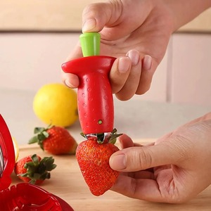 Strawberry Huller Pineapple Cutters Novel Tomato Stalks Remover Fruit Knife Useful Strawberry Leaf Cleaner Kitchen Accessories - Product Image 2