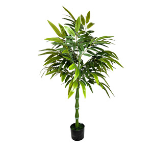 Bambou Artificiel de Simulation Végétale Bionique, Grand Arbre de Bambou Artificiel en Pot pour Salon - Product Image 6