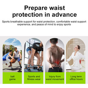 Cinturón de Soporte Lumbar Ajustable, Transpirable, Elástico, Ligero y Ecológico para Hombres y Mujeres Adultos, Soporte para Espalda y Vientre, Verano, OEM ODM - Product Image 5