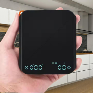 Báscula de Cocina Electrónica para el Hogar, Mini Báscula Recargable por USB, Balanza para Espresso con Temporizador Automático, Rectangular - Product Image 3